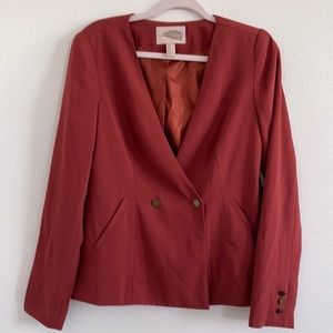 Beautiful blazer in size M brand name Love21 in brick color!